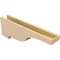 Ekena Millwork 5"W x 30"D x 10"H Thin Newport Rough Cedar Woodgrain TimberThane Corbel, Primed Tan CORUR05X30X10NEWRCPR - alternate 2